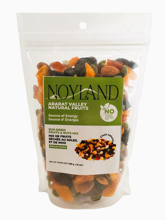 Dried Fruits and Nuts Trail Mix - Unsalted - Unsweetened - 400 g