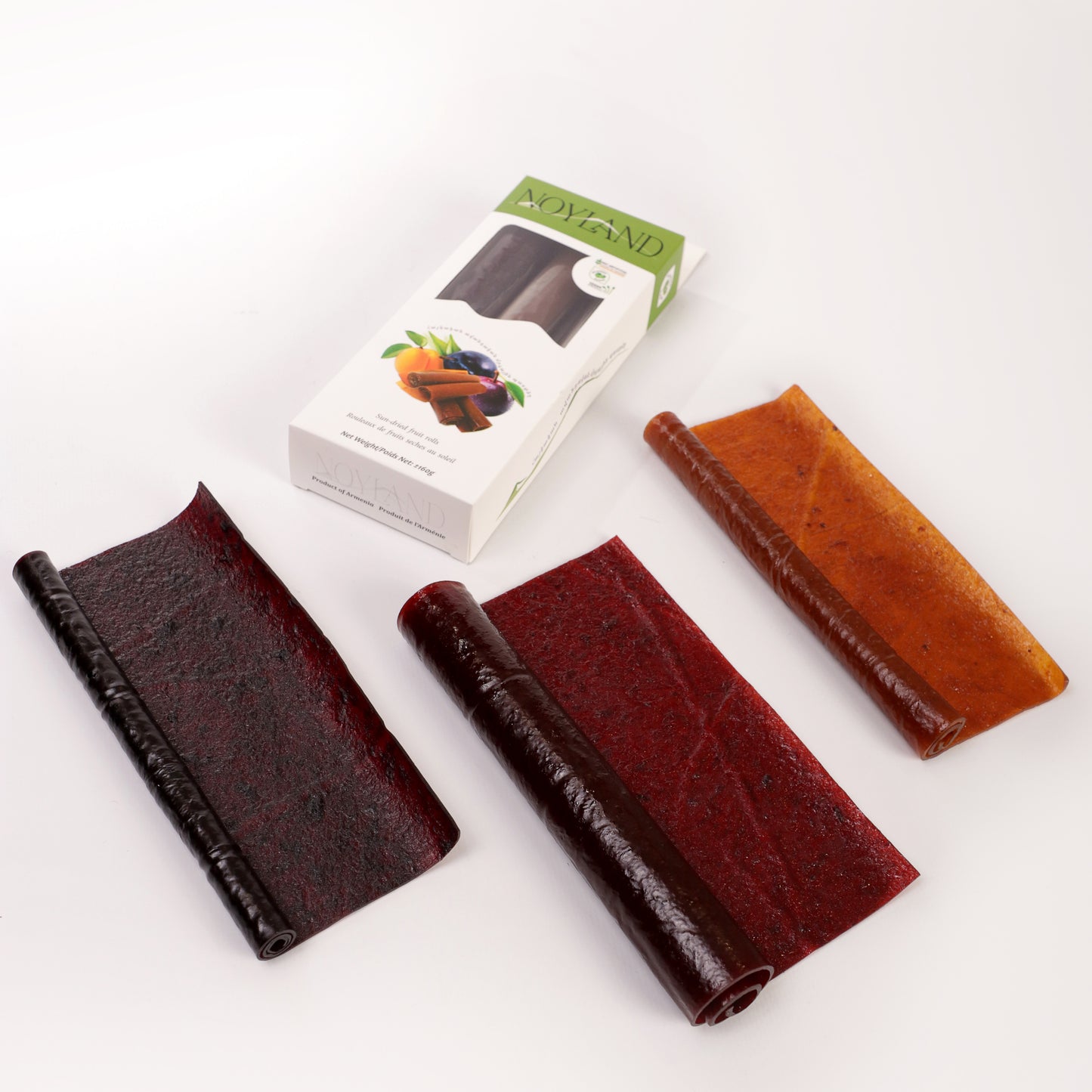 Fruit Leather Rolls Apricot and Plums - Pack Of 2 - No Added Sugar