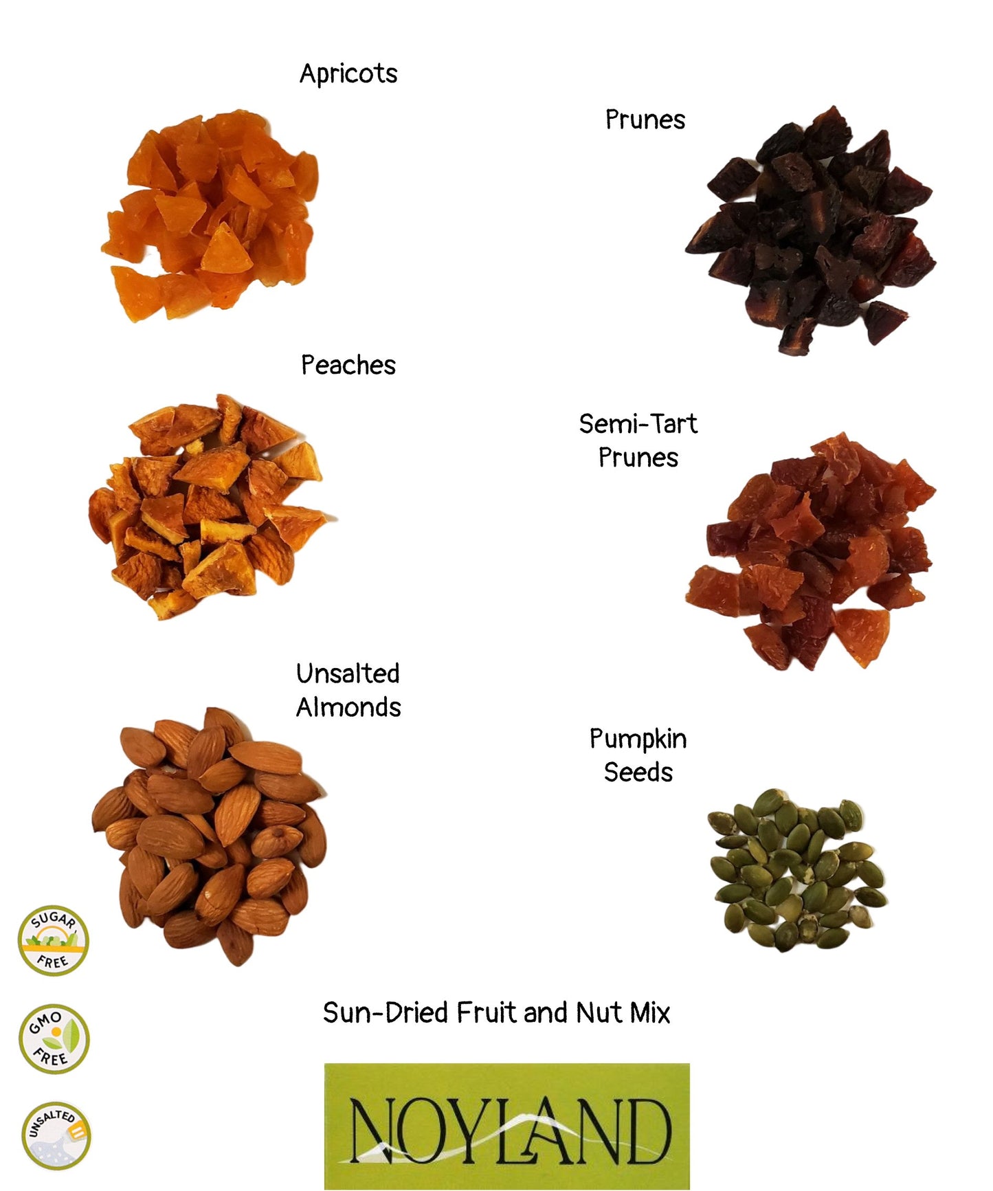 Dried Fruits and Nuts Trail Mix - Unsalted - Unsweetened - 400 g