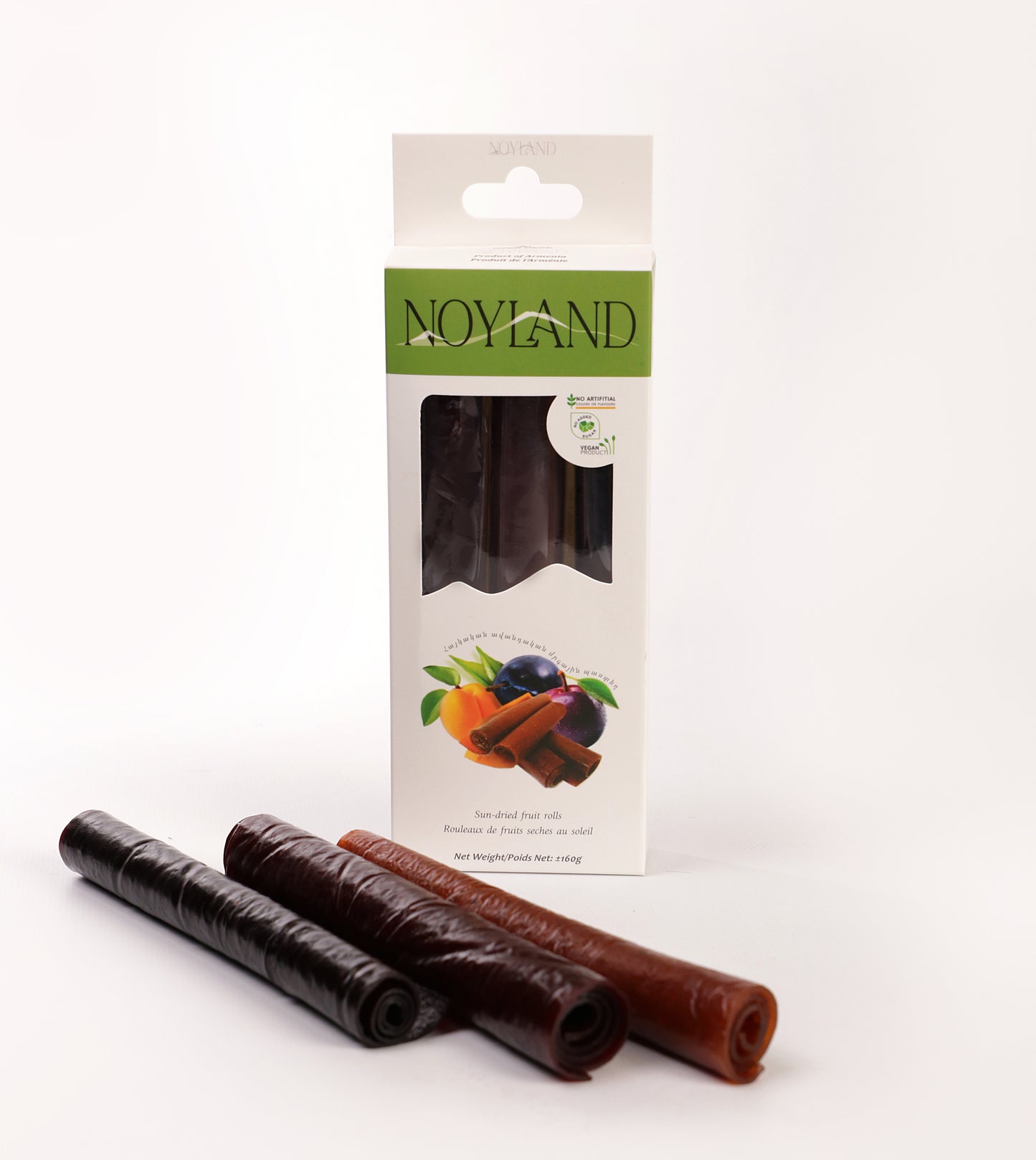 Fruit Leather Rolls Apricot and Plums - Pack Of 2 - No Added Sugar