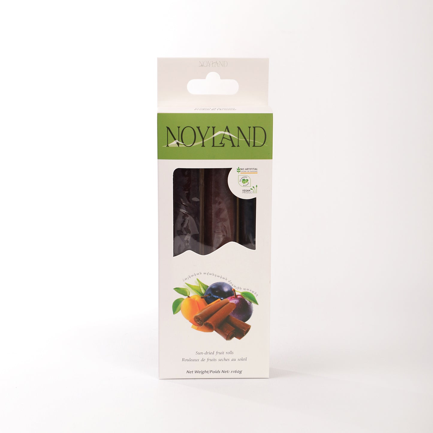 Fruit Leather Rolls Apricot and Plums - Pack Of 2 - No Added Sugar